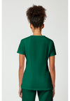Hunter Green - Cherokee WW Originals Women Scrub Top - Back View