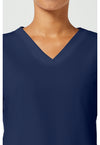 Navy - Women's V-Neck Scrub Top (View 2)