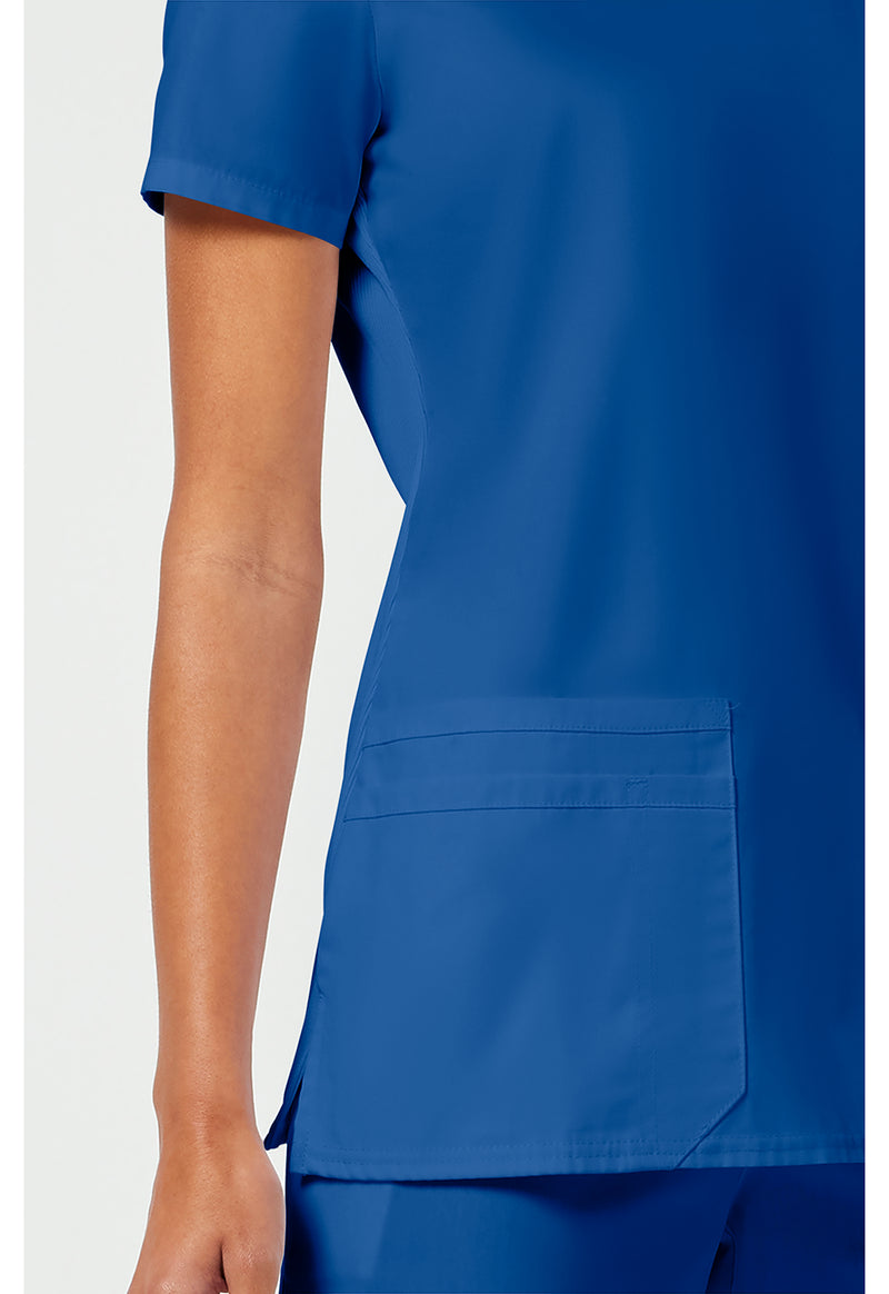 Royal - Women's V-Neck Scrub Top (View 3)