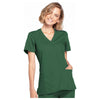hunter green - Mock Wrap Top