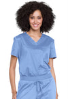 Ciel Blue - Cherokee Cherokee WW Revolution Women's Scrub Top - Detail 1 View