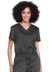 Pewter - Cherokee Cherokee WW Revolution Women's Scrub Top - Detail 1 View