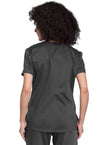 Pewter - Cherokee WW Revolution Women's Scrub Top - Back View