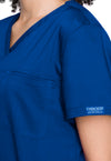 Royal - Cherokee Cherokee WW Revolution Women's Scrub Top - Detail 2 View