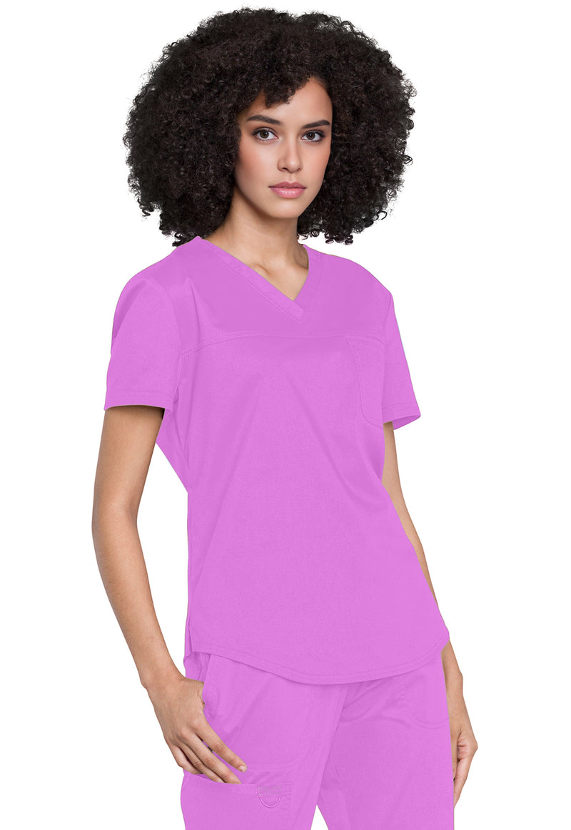 Sweet Berry - Cherokee Cherokee WW Revolution Women's Scrub Top - Right Side View