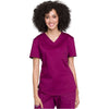 wine - Tuckable V-Neck O.R. Top