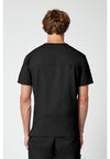 Black - Cherokee WW Revolution Men's Scrub Top - Back View