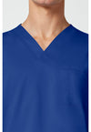 Galaxy Blue - Cherokee Cherokee WW Revolution Men's Scrub Top - Detail 2 View