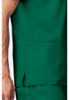Hunter Green - Cherokee Cherokee WW Revolution Men's Scrub Top - Detail 3 View