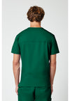Hunter Green - Cherokee WW Revolution Men's Scrub Top - Back View