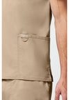 Khaki - Cherokee Cherokee WW Revolution Men's Scrub Top - Detail 4 View