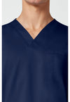 Navy - Cherokee Cherokee WW Revolution Men's Scrub Top - Detail 2 View