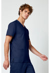 Navy - Cherokee Cherokee WW Revolution Men's Scrub Top - Right Side View