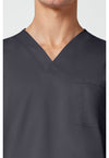 Pewter - Cherokee Cherokee WW Revolution Men's Scrub Top - Detail 2 View