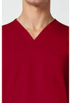 Red - Cherokee Cherokee WW Revolution Men's Scrub Top - Detail 2 View