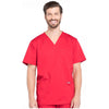 red - Men's V-Neck Top