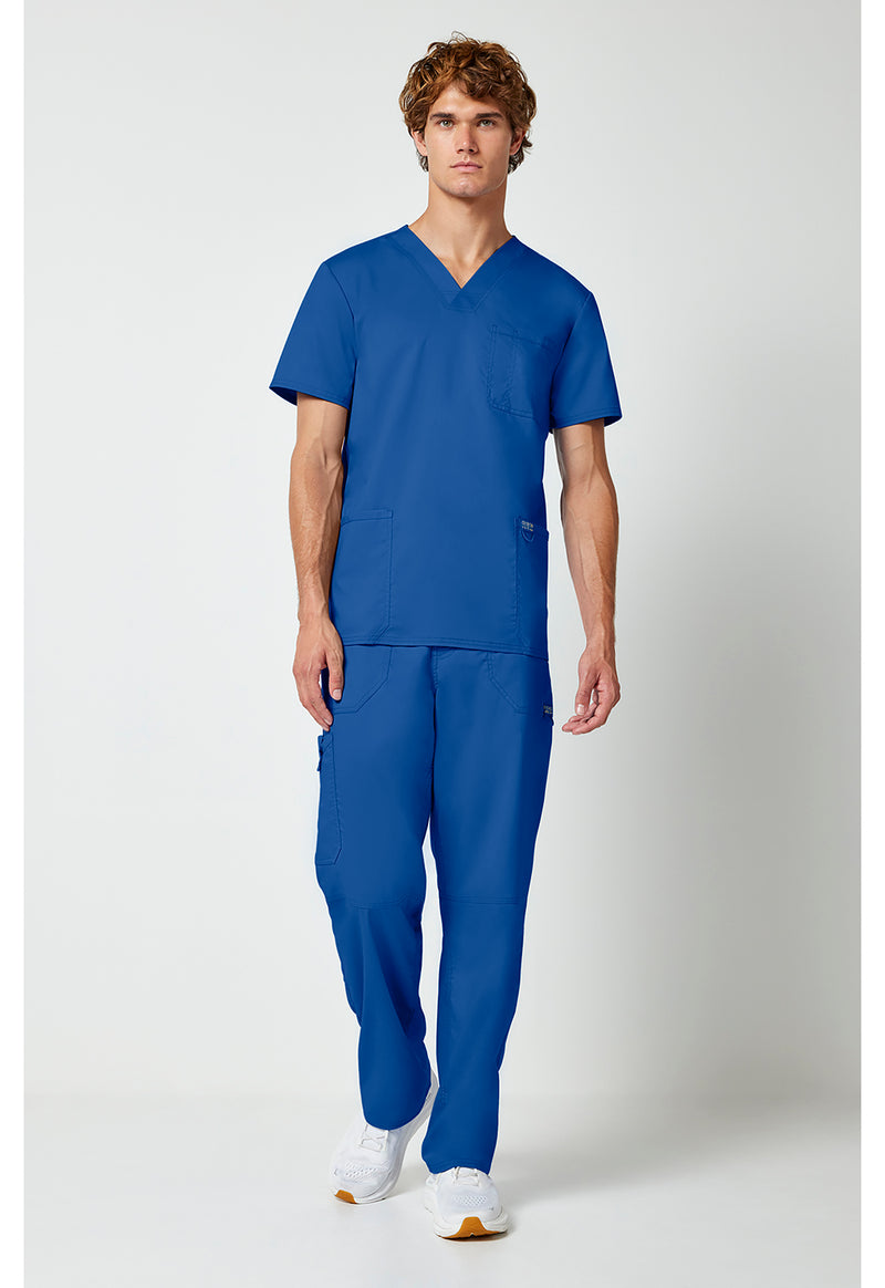 Royal - Cherokee Cherokee WW Revolution Men's Scrub Top - Detail 1 View