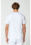 White - Cherokee WW Revolution Men's Scrub Top - Back View