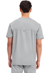 Grey - Cherokee WW Revolution Men's Scrub Top - Back View