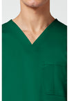 Hunter Green - Cherokee Cherokee WW Revolution Men's Scrub Top - Detail 2 View