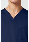 Navy - Cherokee Cherokee WW Revolution Men's Scrub Top - Detail 2 View