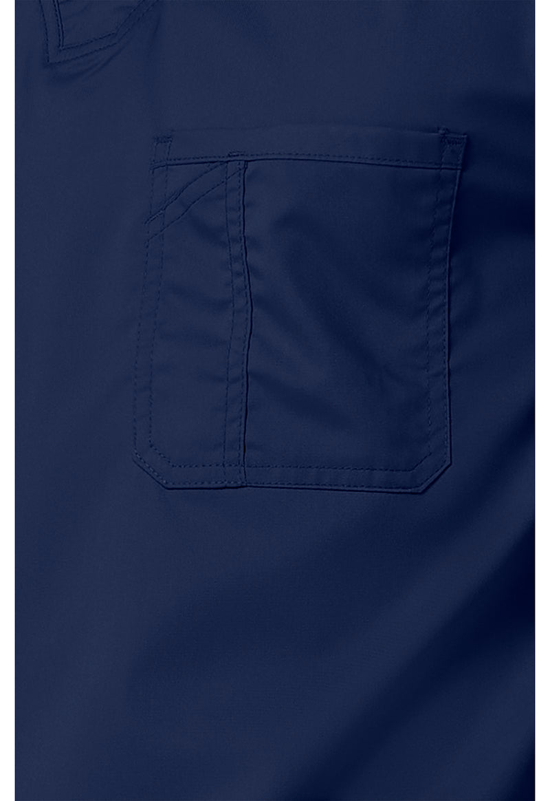 Navy - Cherokee Cherokee WW Revolution Men's Scrub Top - Detail 4 View