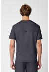 Pewter - Cherokee WW Revolution Men's Scrub Top - Back View