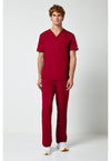 Red - Cherokee Cherokee WW Revolution Men's Scrub Top - Detail 1 View