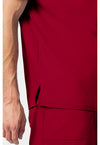 Red - Cherokee Cherokee WW Revolution Men's Scrub Top - Detail 3 View