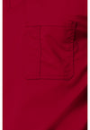 Red - Cherokee Cherokee WW Revolution Men's Scrub Top - Detail 4 View