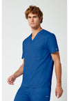 Royal - Cherokee Cherokee WW Revolution Men's Scrub Top - Left Side View