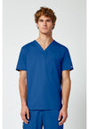 Royal - Cherokee WW Revolution Men's Scrub Top - Front View