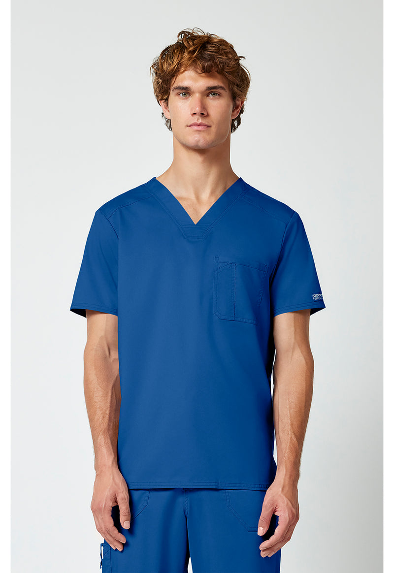 Royal - Cherokee WW Revolution Men's Scrub Top - Front View
