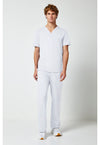 White - Cherokee Cherokee WW Revolution Men's Scrub Top - Detail 1 View