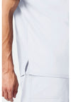 White - Cherokee Cherokee WW Revolution Men's Scrub Top - Detail 3 View