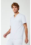White - Cherokee Cherokee WW Revolution Men's Scrub Top - Left Side View