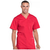 red - Men's V-Neck Top