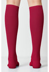 Red - 4 single pair of Support Socks (Back)