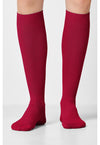 Red - 4 single pair of Support Socks