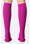 Tropical Hibiscus - 4 single pair of Support Socks (Back)