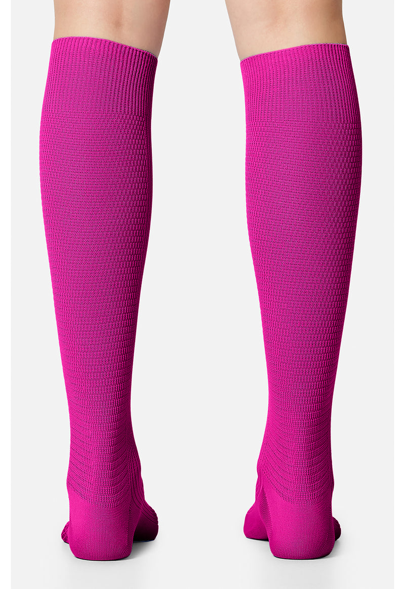 Tropical Hibiscus - 4 single pair of Support Socks (Back)