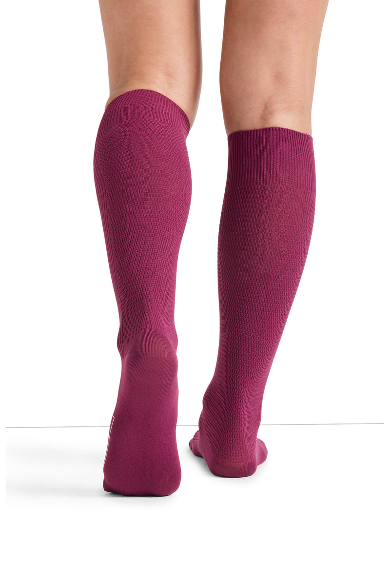 Wine - 4 single pair of Support Socks (Back)