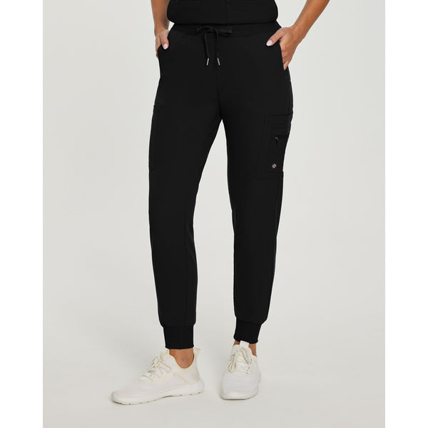 Women's 7 Pocket V-Tess Jogger Scrub Pants