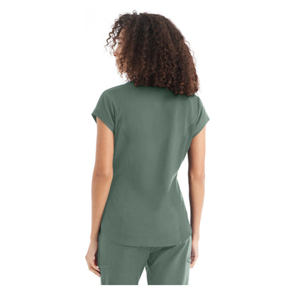 White Cross CRFT Women's 1-Pocket V-Neck Scrub Top