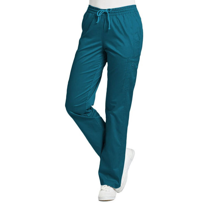 White Cross Allure Women's Cargo Drawstring Scrub Pants for Nursing