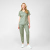 Seagrass - Landau ProFlex Women's 6 Pocket Cargo Jogger Scrub Pant for Nursing