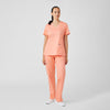 Desert Flower - Landau ProFlex Women's 3 Pocket V-Neck Rib-Knit Scrub Top for Nursing