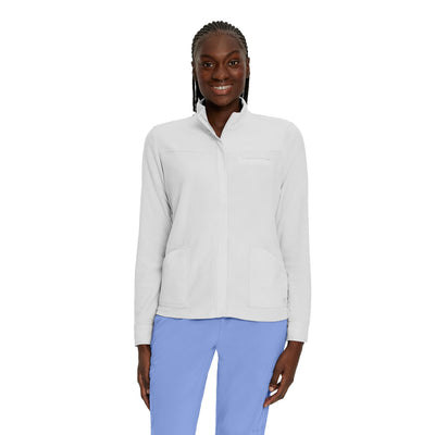 Women's 3 Pocket FIT Warm-Up Scrub Jacket