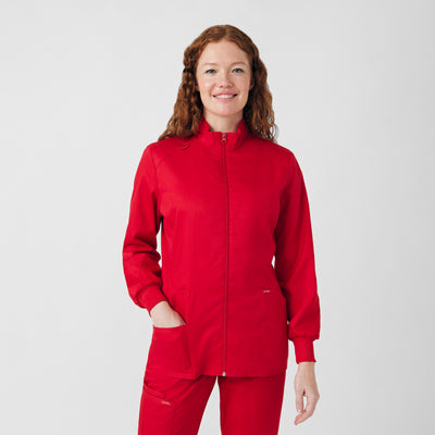 Women's 3 Pocket Scrub Jacket