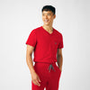 Red - Landau Scrub Tops - Detail View